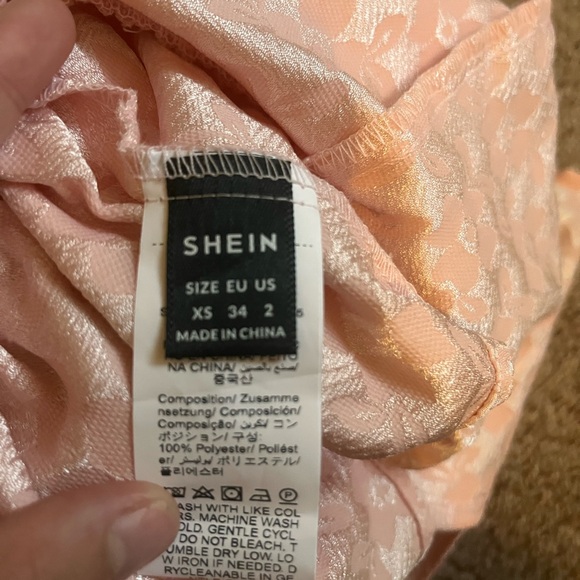 Pink Ruffle Strapless Top XS - Picture 5 of 5